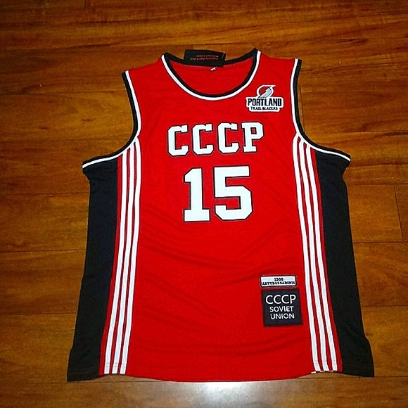 Arvydas Sabonis Custom CCCP International Jersey - Picture 4 of 8